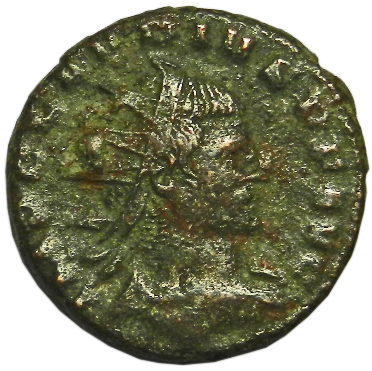 Монета антониниан. Клавдий II Готский, 268-270 гг. Бронза. Античный Рим (Фелиситас)