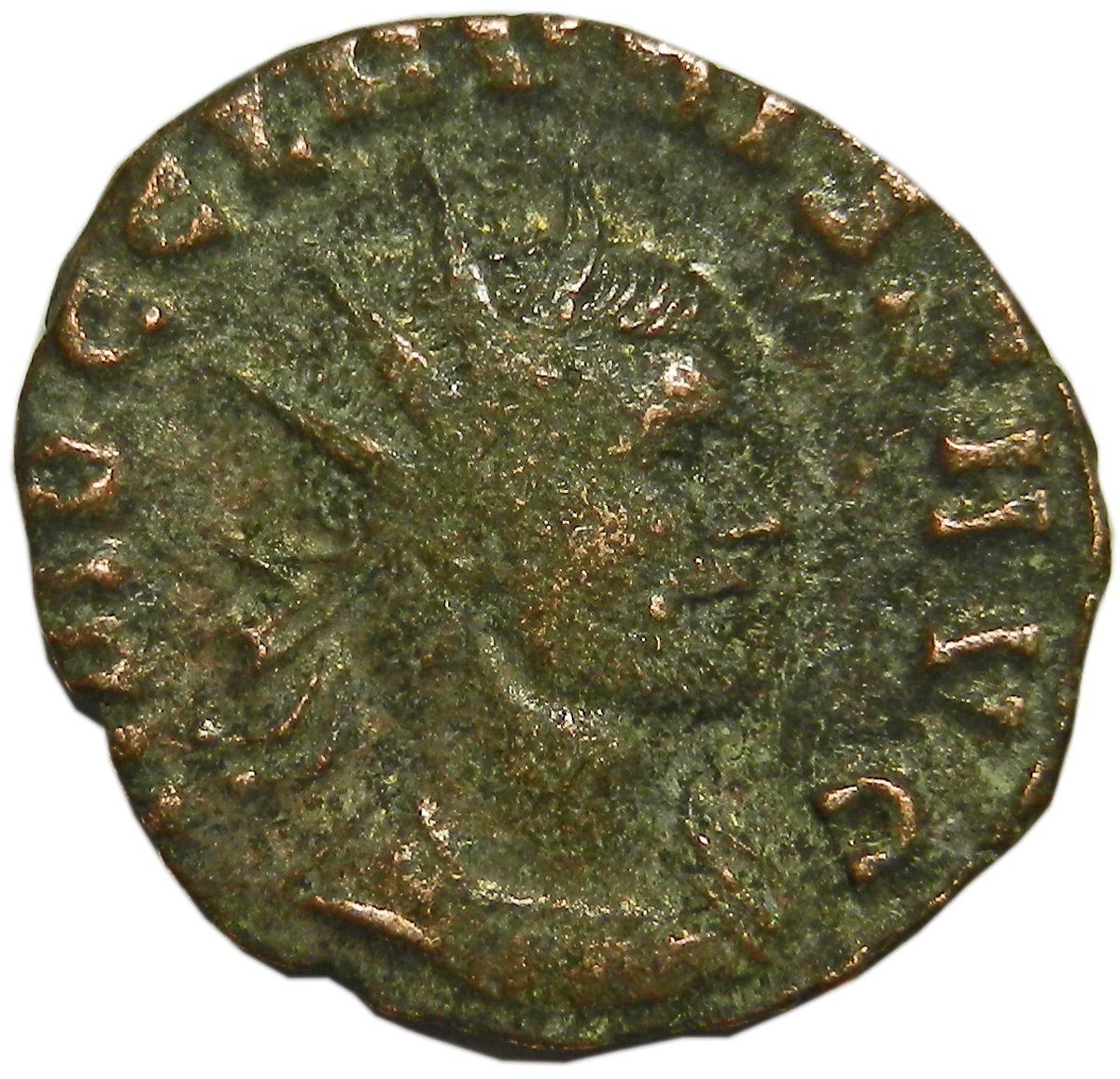 Монета антониниан. Клавдий II Готский, 268-270 гг. Медь. Античный Рим (Виктория)