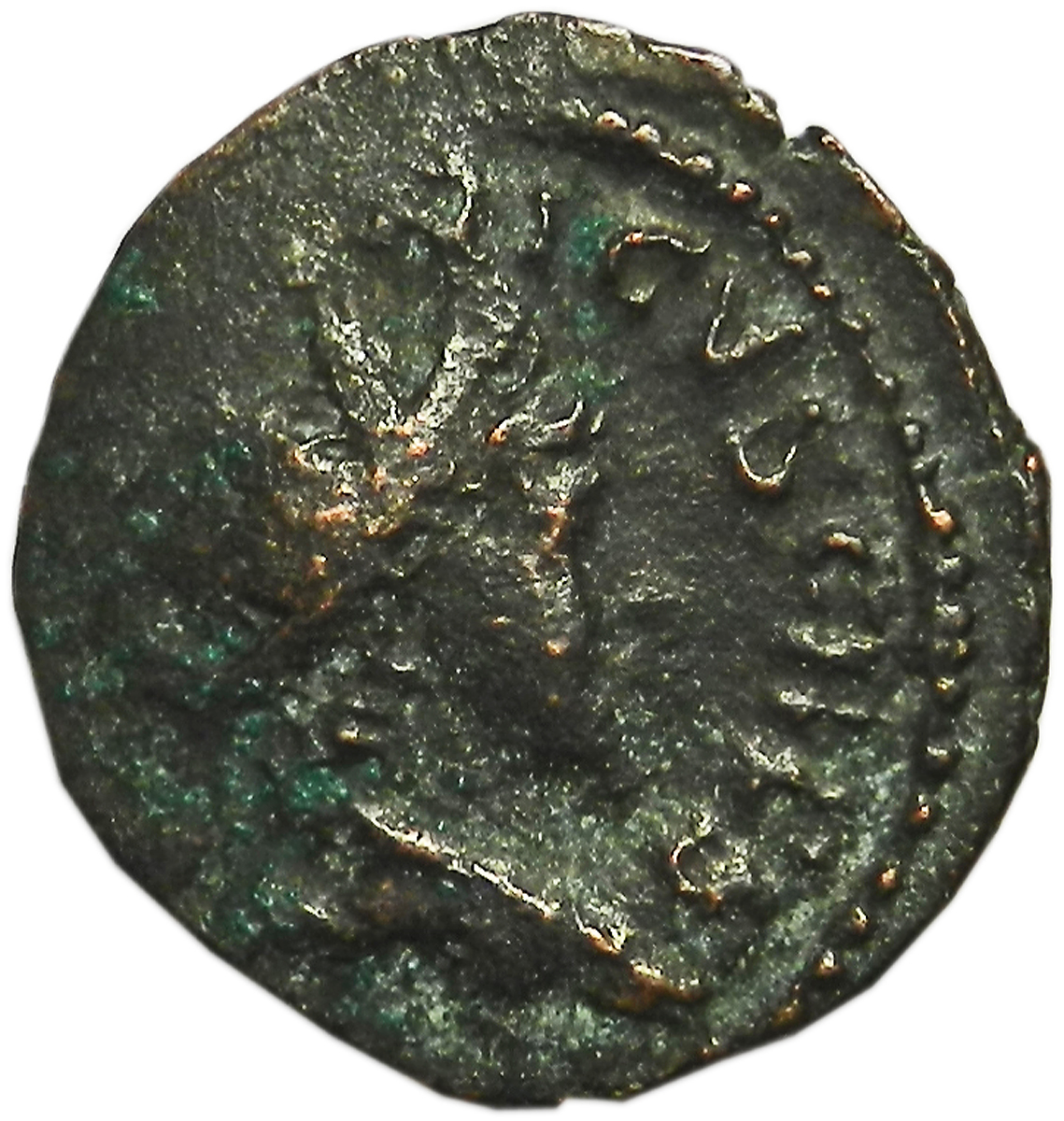 Монета антониниан. Тетрик II, 270-274 гг. Бронза. Античный Рим (Спес)