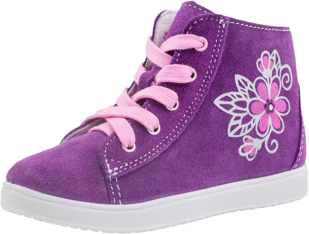 Ботинки для девочки Котофей, цвет: фиолетовый. 352127-22. Размер 28