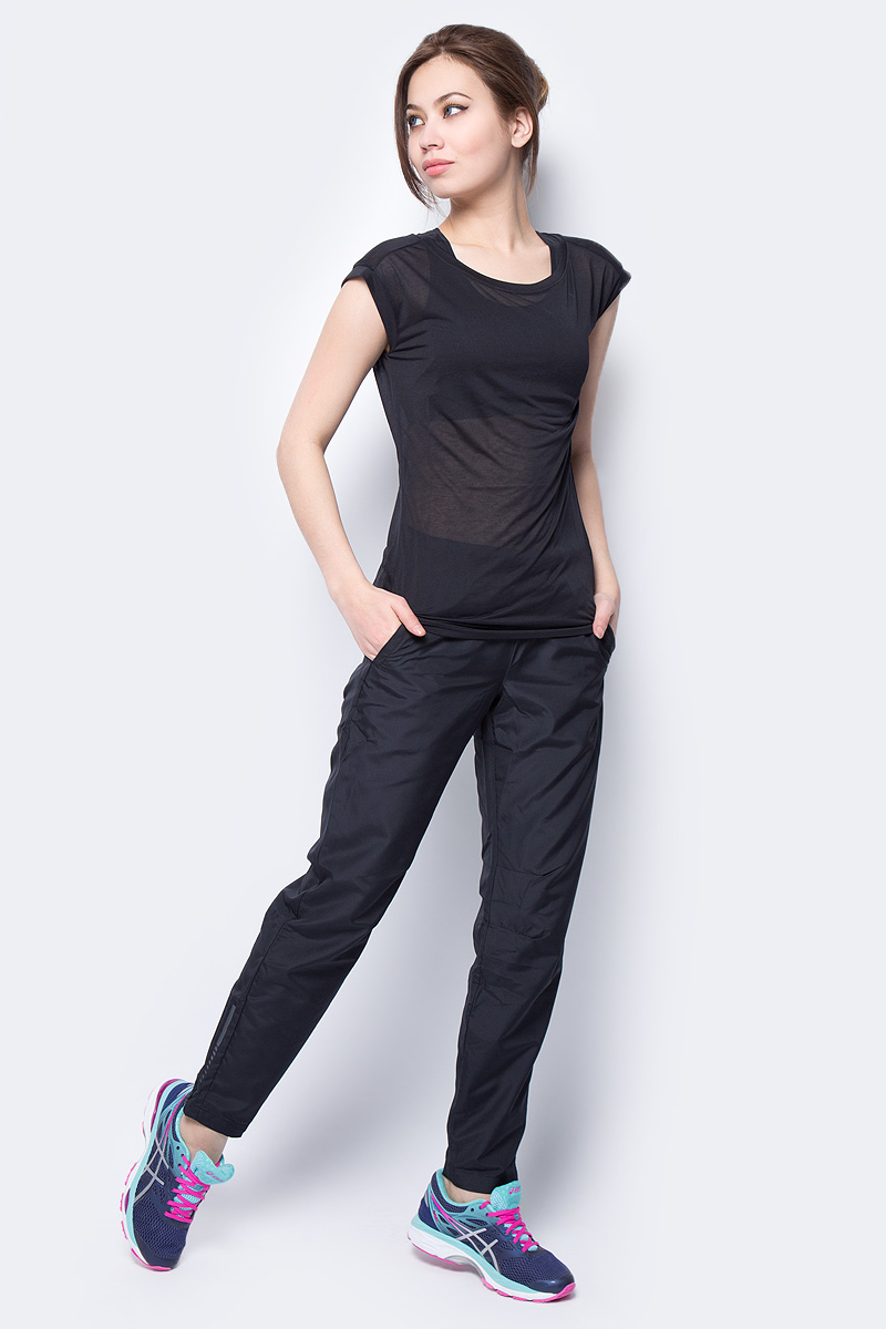 Футболка женская Asics Layering SS Top, цвет: черный. 155244-0904. Размер XS (42) футболка мужская asics ss top цвет черный 134084 0904 размер xxl 52