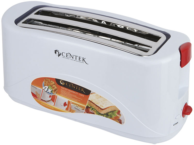 Centek СТ-1423, White тостер
