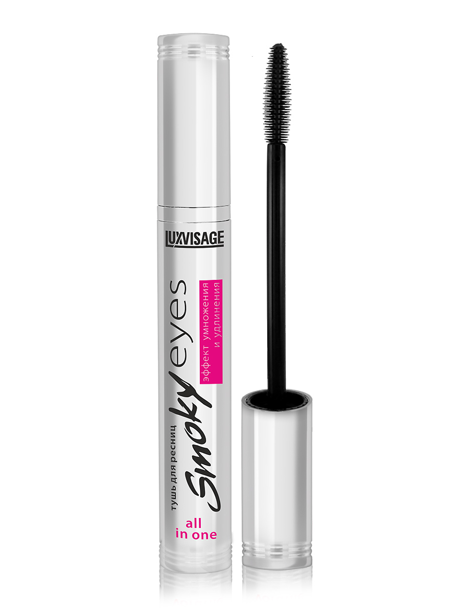 LUXVISAGE Тушь для ресниц Smoky Eyes Эффект умножения и удлинения, 7 г туши sana тушь для ресниц
