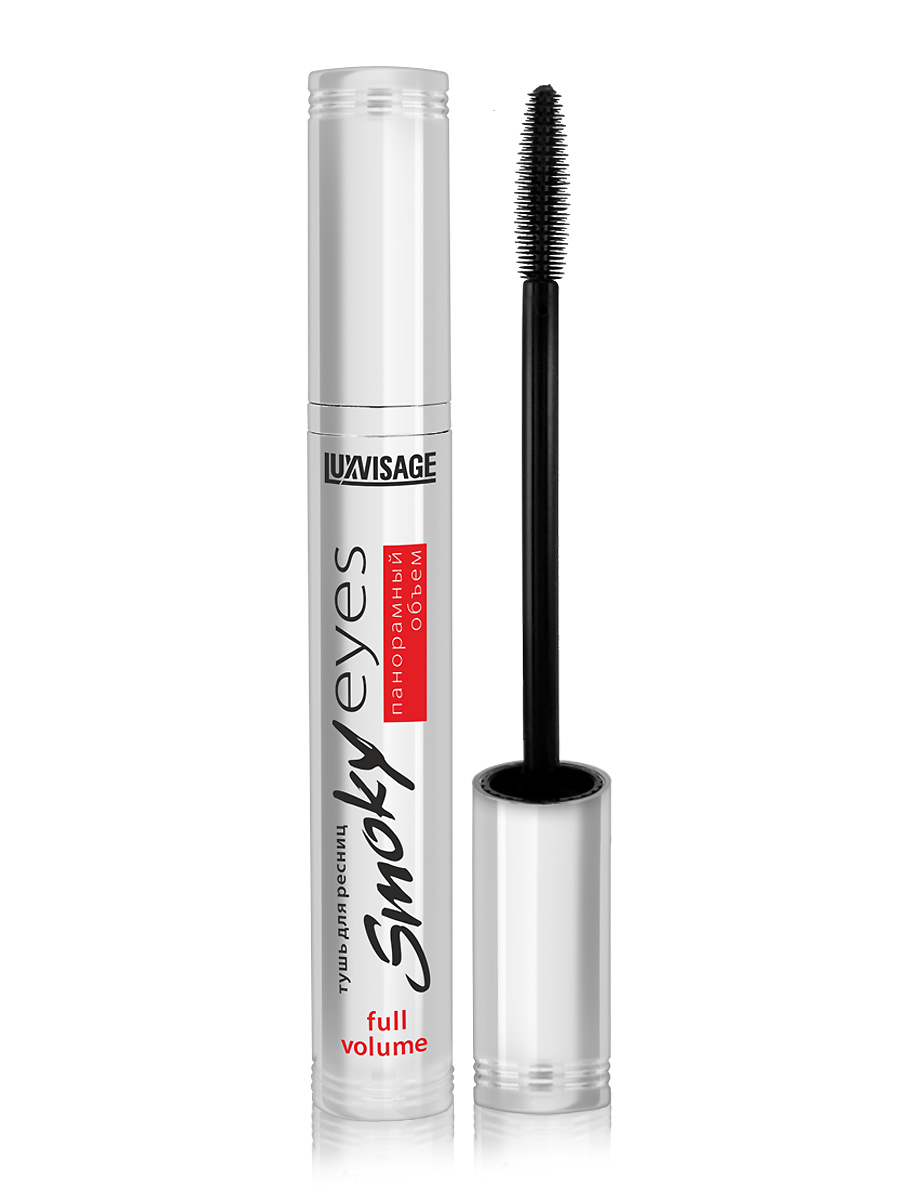 LUXVISAGE Тушь для ресниц Smoky Eyes Панорамный объем, 7 г туши classics тушь для ресниц голубая