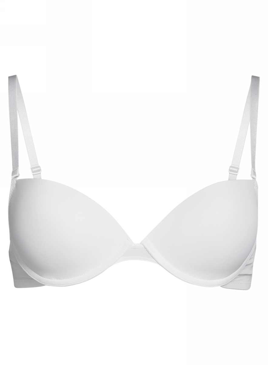 Бюстгальтер oodji Underwear Collection, цвет: белый. 55802777-5B/45616/1000N. Размер 80C