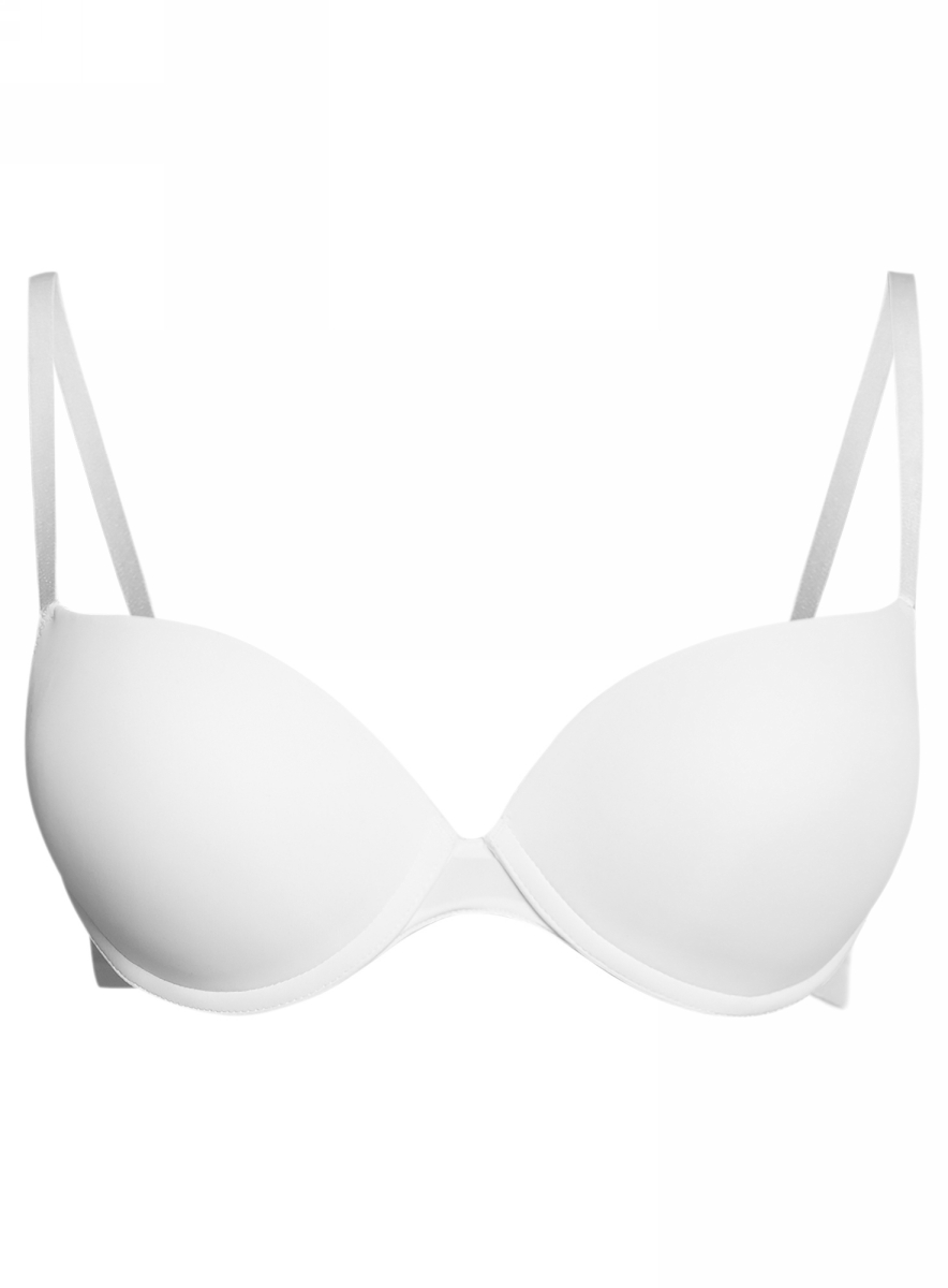 Бюстгальтер oodji Underwear Collection, цвет: белый. 55810777-3B/45616/1000N. Размер 80C