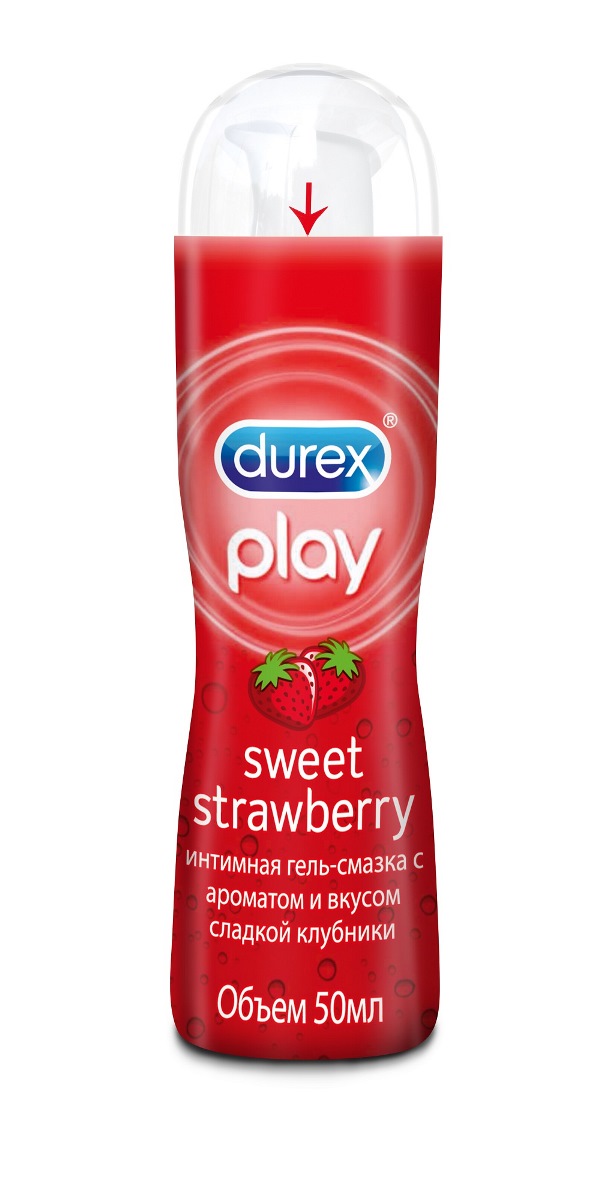Durex Play Sweet Strawberry Интимная гель-смазка с ароматом сладкой клубники, 50 мл