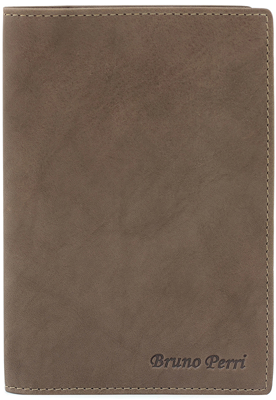 Обложка для документов мужская Bruno Perri, цвет: коричневый. В-0629/2