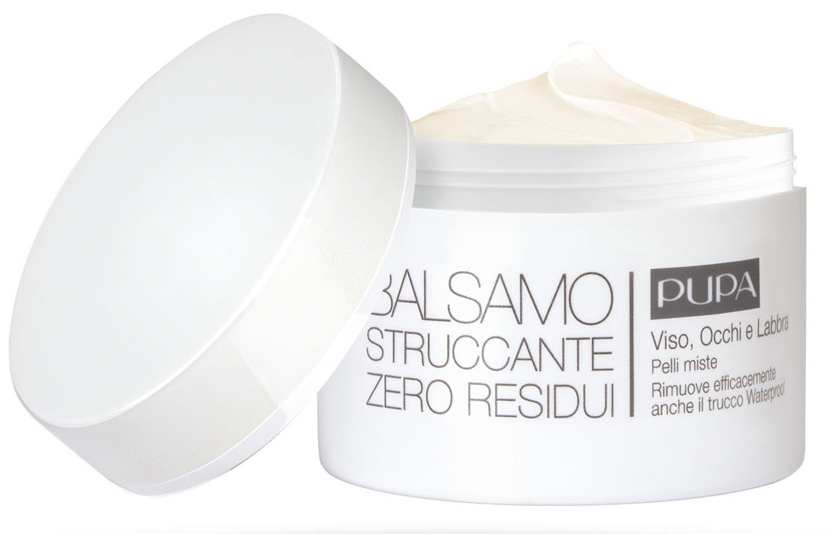 Pupa Бальзам для удаления макияжа для комбинированной кожи Zero Residue Make-Up Removing Balm, 100 мл