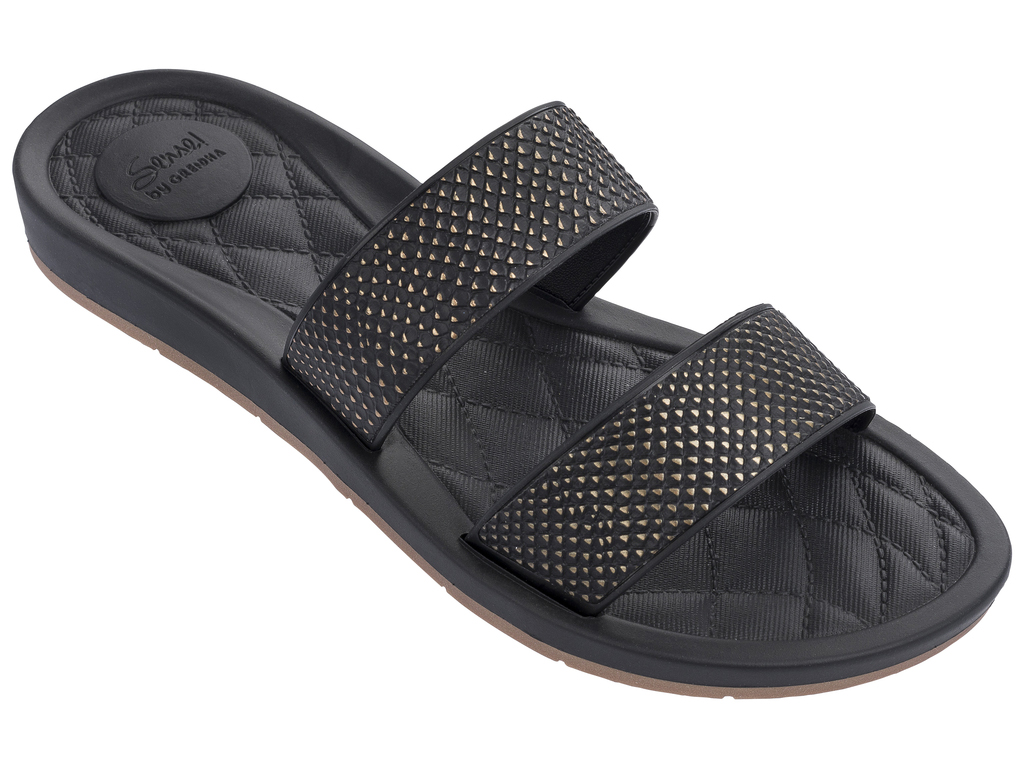 Шлепанцы женские Grendha Sense Sandal Fem, цвет: черный. 82457-51496. Размер 37 (36)