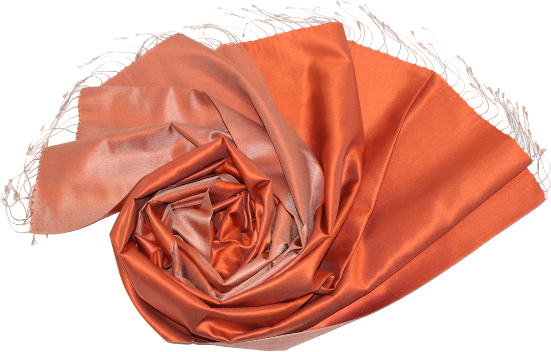 Палантин Ethnica, цвет: оранжевый. 123875а. Размер 70 см x 180 см