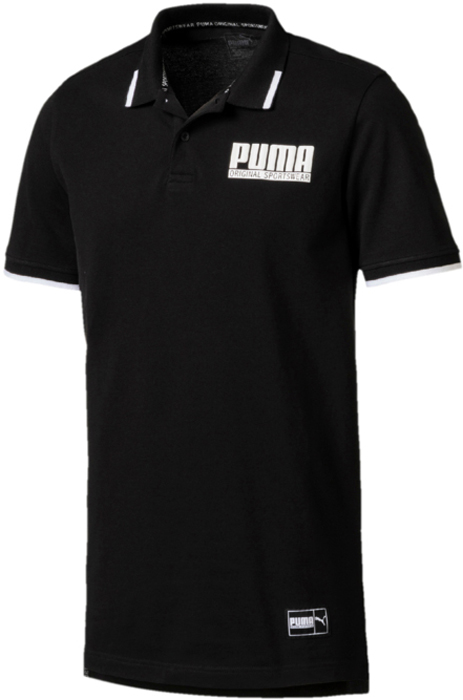 Поло мужское Puma Style Athletics Polo, цвет: черный. 85003301. Размер M (46/48)