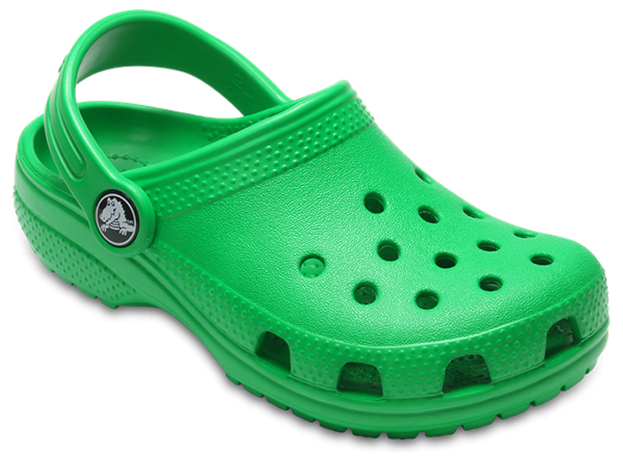 Сабо детские Crocs Classic Clog K, цвет: ярко-зеленый. 204536-3E8. Размер C6 (23)