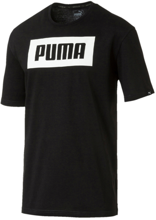 Футболка мужская Puma Rebel Basic Tee, цвет: черный. 85055401. Размер XL (50/52)