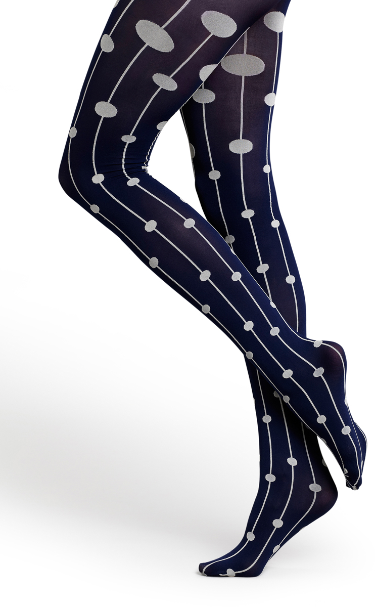Колготки женские Happy Socks Tights, цвет: темно-синий. DS59_608. Размер M/L (46/48) плавки мужские o neill pm insert tights цвет темно синий 8a3402 5046 размер s 46 48