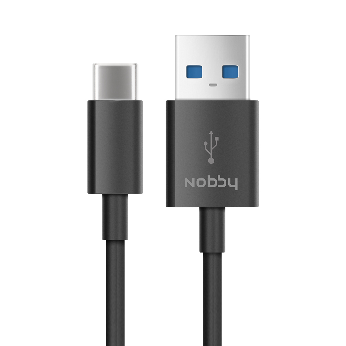 Nobby Comfort 014-001, Black дата-кабель USB 3.0-USB Type-C (1 м)