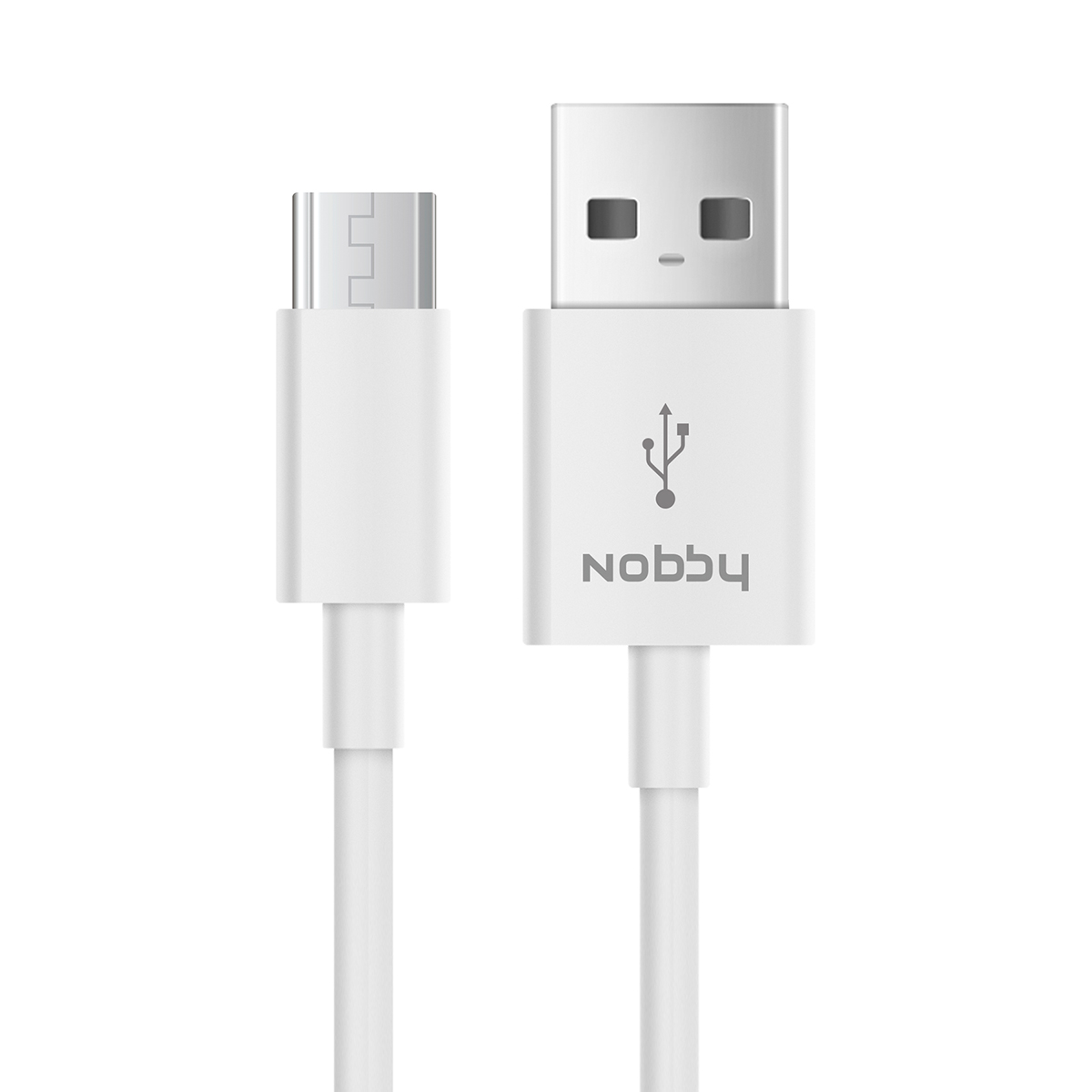 Nobby Connect DT-005, White кабель USB-microUSB (1 м)