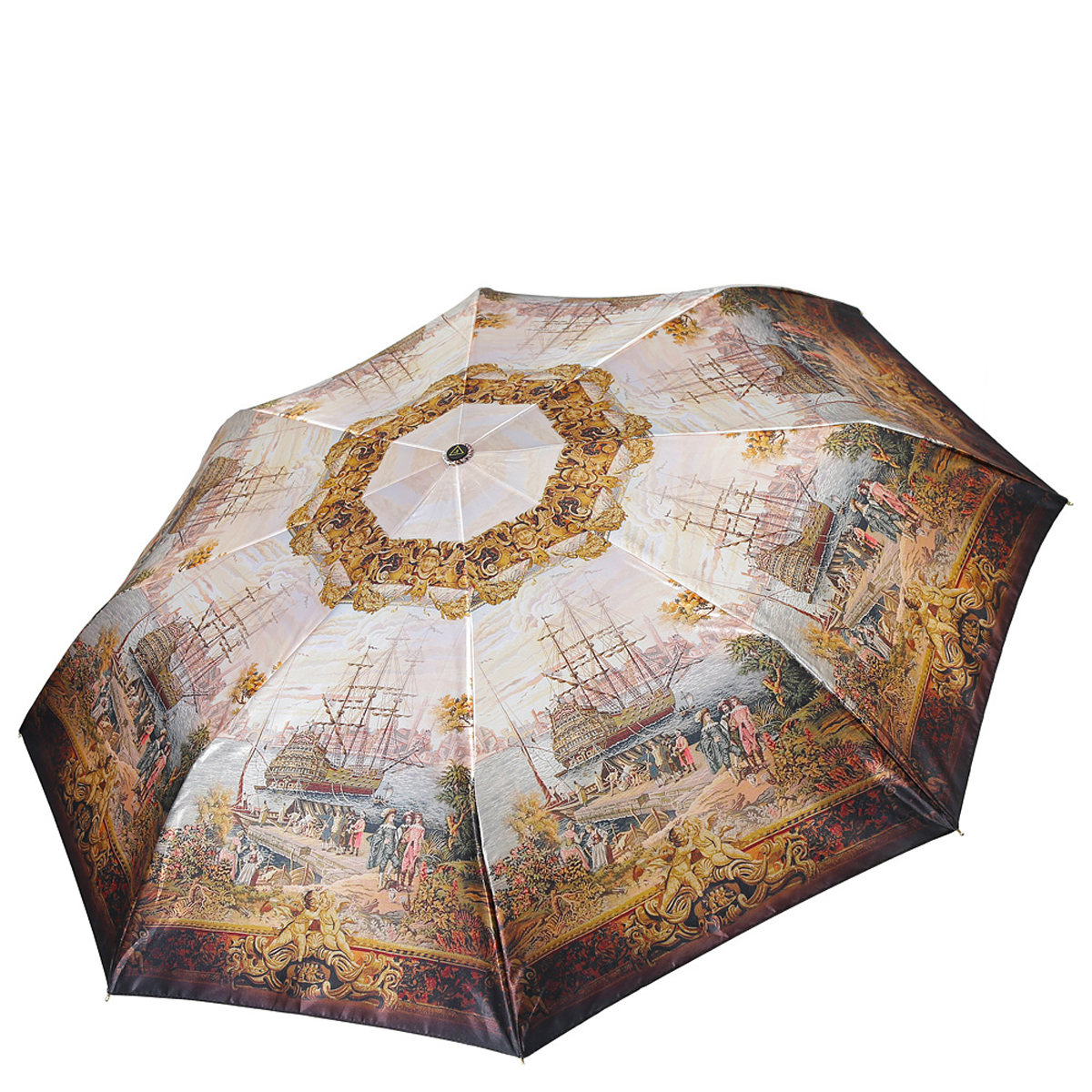 Зонт женский Fabretti, автомат, 3 сложения. S-18101-10