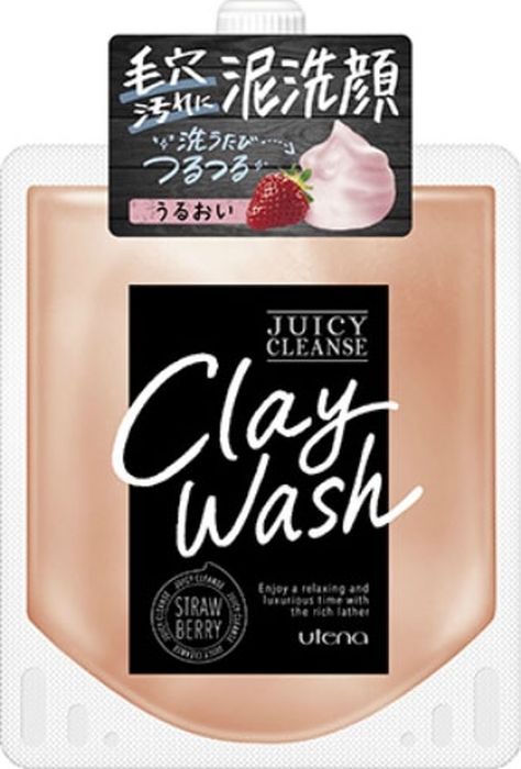 Utena Juicy Cleanse Увлажняющая пенка для умывания, с маслами арганы, семян чиа, экстрактом томата и ароматом клубники, 110 г