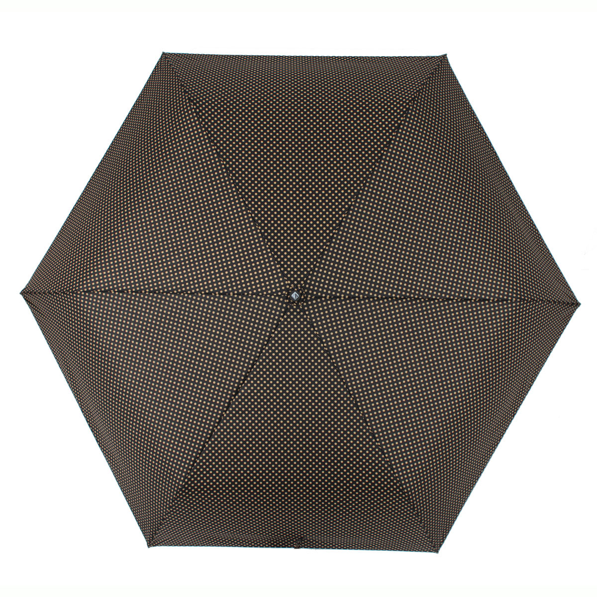Зонт женский Flioraj, автомат, 3 сложения, цвет: черный, бежевый. 6089 FJ
