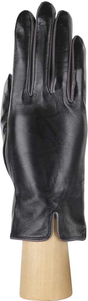 Перчатки женские Fabretti, цвет: черный. 12.16-1/9S. Размер 6,5