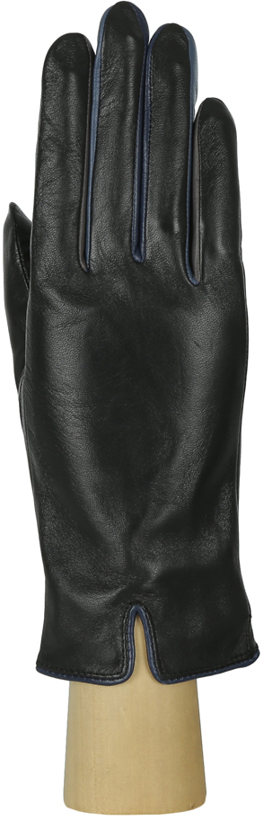 Перчатки женские Fabretti, цвет: черный. 12.16-1/11s. Размер 6,5
