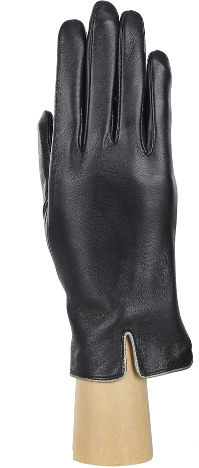 Перчатки женские Fabretti, цвет: черный. 12.16-1/26s. Размер 7