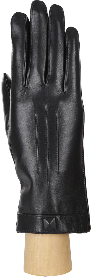 Перчатки женские Fabretti, цвет: черный. 15.22-1s. Размер 8