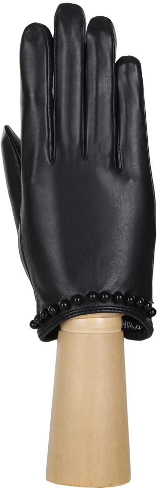 Перчатки женские Fabretti, цвет: черный. 15.33-1s. Размер 6,5