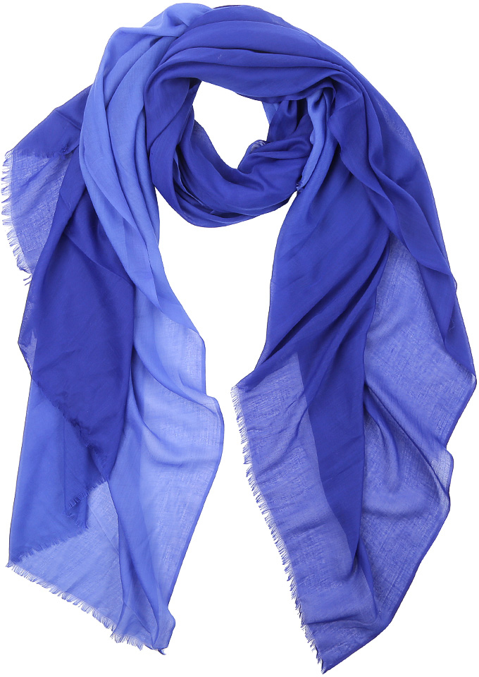 Шарф женский Fabretti, цвет: синий. SP0331-12. Размер 100 x 180 см