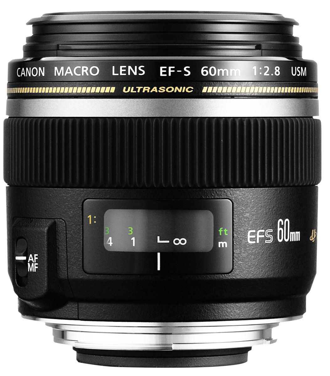 Canon EF-S 60 mm 2.8 USM Macro, Black объектив