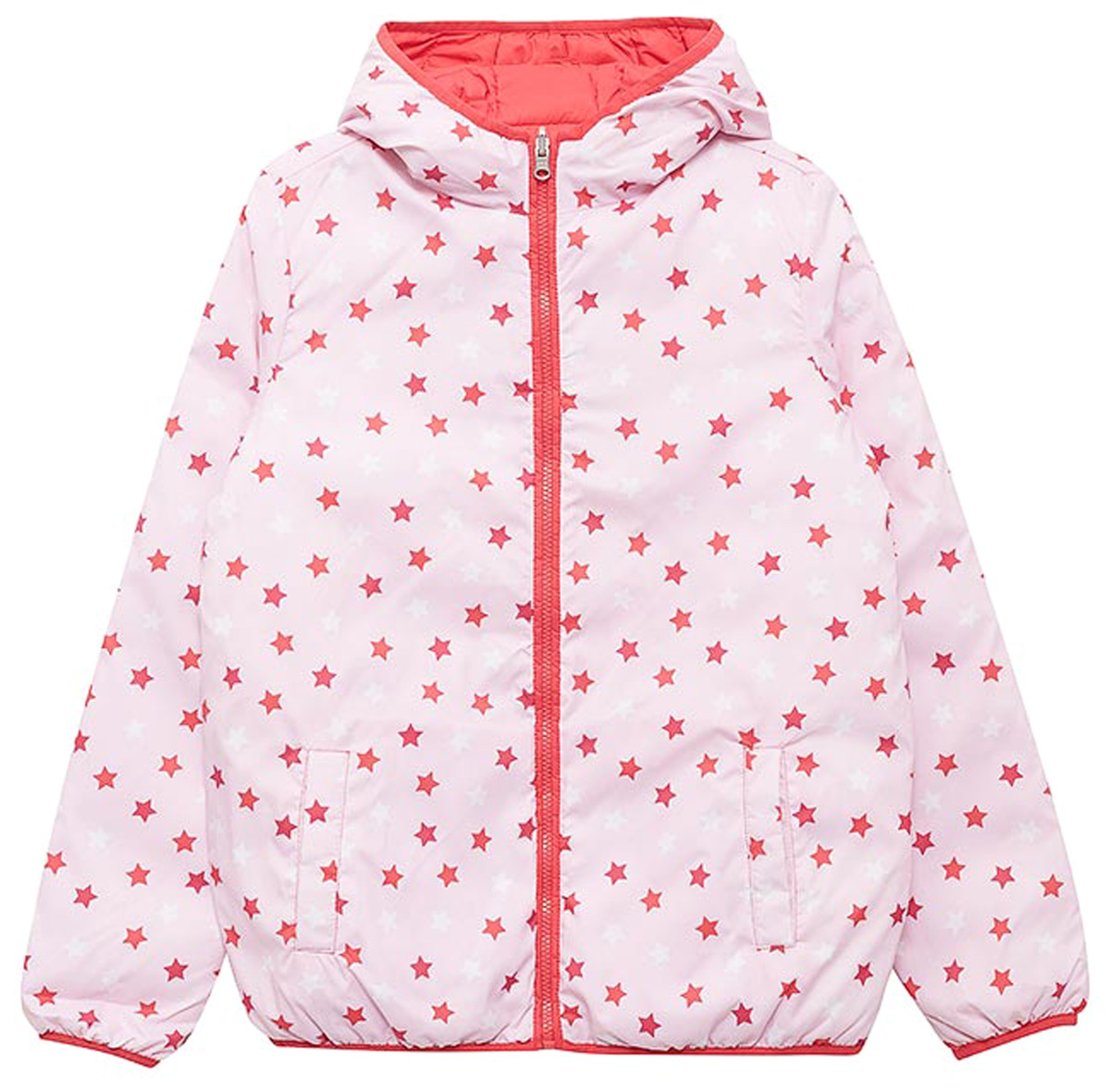 Куртка для девочек United Colors of Benetton, цвет: розовый. 2XD853BS0_903. Размер 150