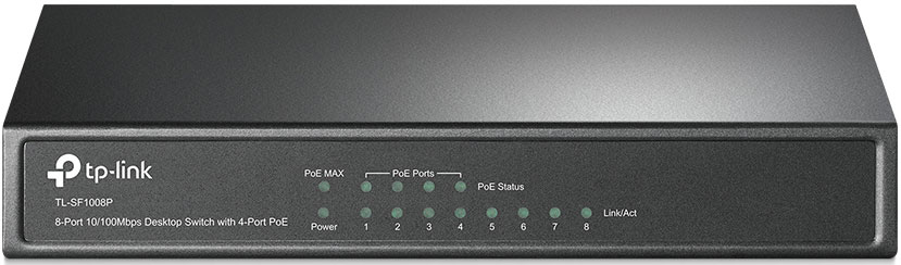 TP-LINK TL-SF1008P коммутатор (8 портов)