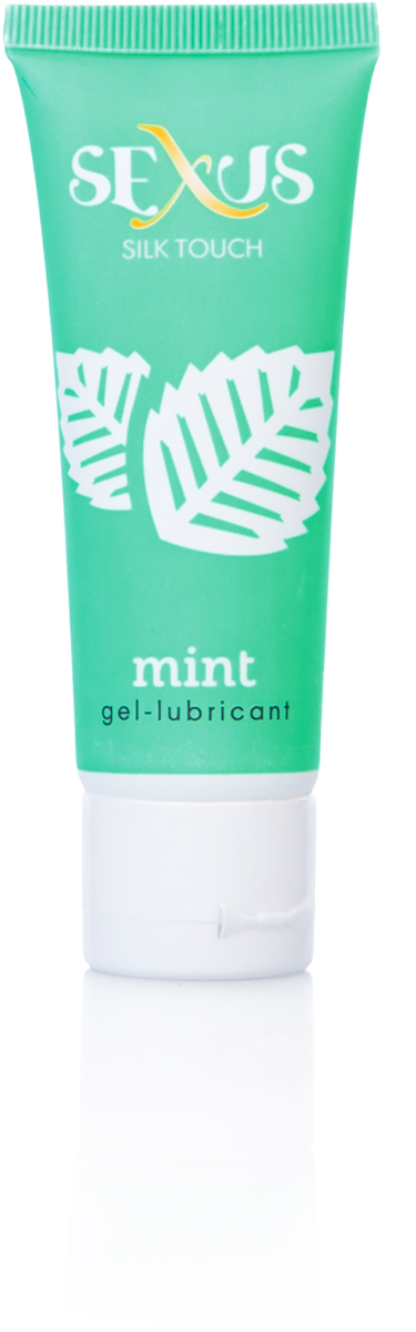 Sexus Lubricant Гель-лубрикант на водной основе с ароматом мяты Silk Touch Mint, 50 мл