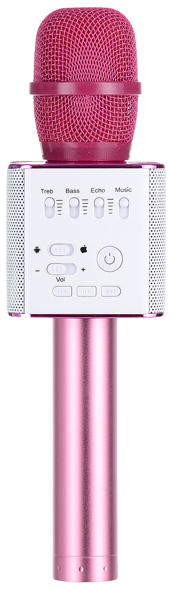 Karaoke Boom KB-Q9RU, Pink микрофон