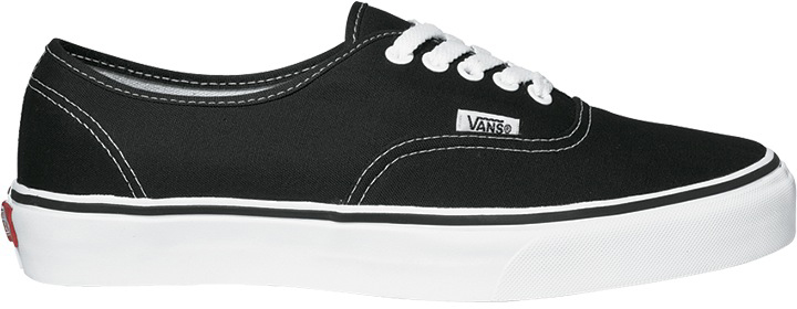 Кеды Vans Ua Authentic, цвет: черный, белый. VEE3BLK. Размер 10 (43,5)