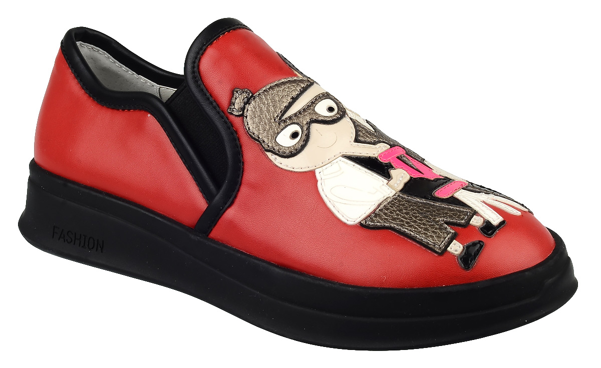 Туфли для девочки Leopard Kids, цвет: красный. 384. Размер 32