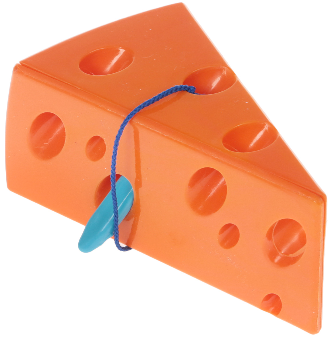 Пластмастер Игра-шнуровка для малышей Кусочек сыра цвет оранжевый