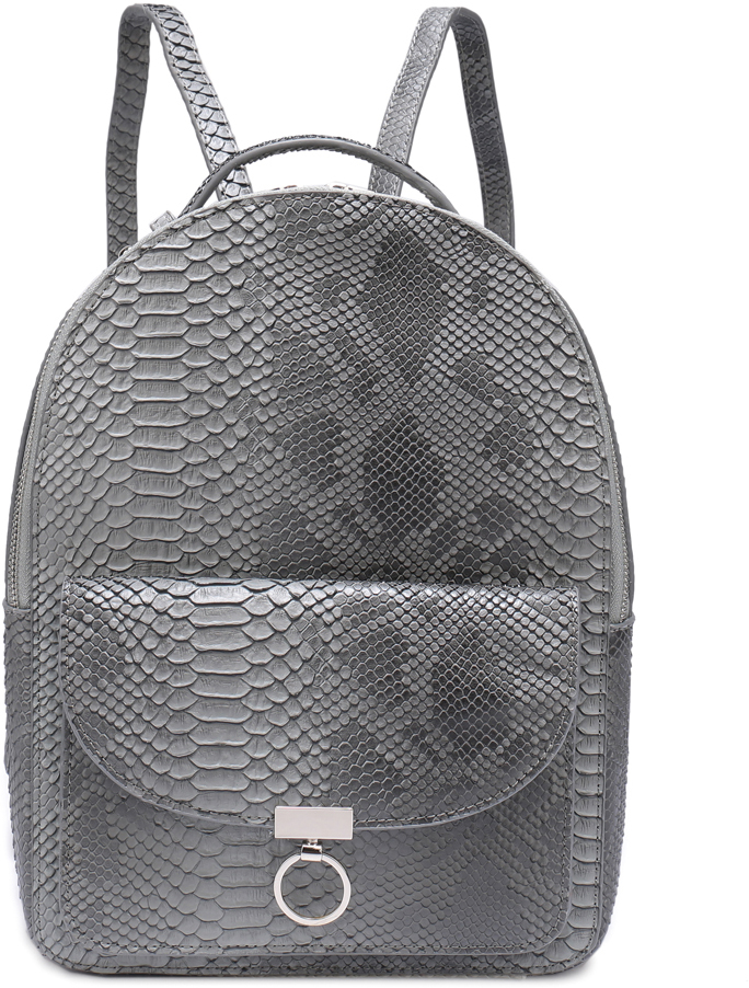 Рюкзак женский OrsOro, цвет: серый, 23 x 32 x 12 см. DS-831/1