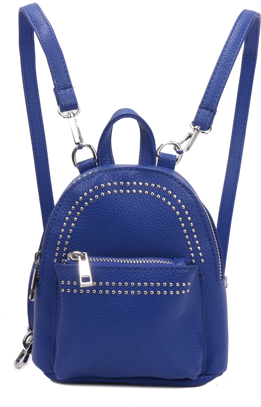 Рюкзак женский OrsOro, цвет: синий, 17 x 19 x 9 см. DS-838/4