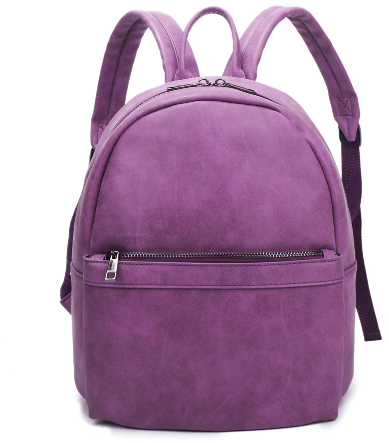 Рюкзак женский OrsOro, цвет: сиреневый, 27 x 30 x 15 см. DS-836/2