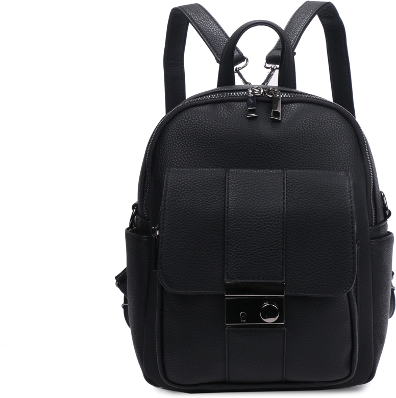 Рюкзак женский OrsOro, цвет: черный, 23 x 29 x 13 см. DS-839/1