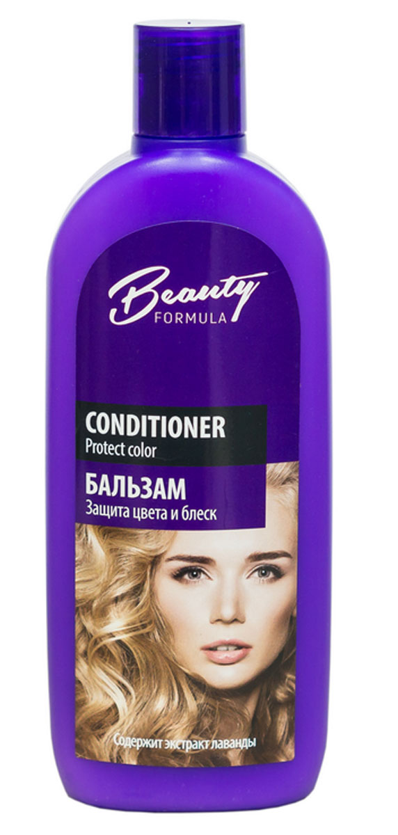 Mon Platin Бальзам Защита цвета и блеск для окрашенных и поврежденных волос Beauty Formula, 250 мл