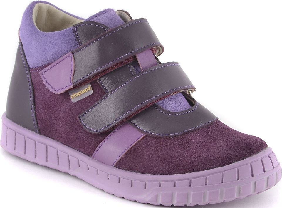 Ботинки для девочки Скороход, цвет: фиолетовый. 17-449-3. Размер 26. Длина стельки 16,5 см