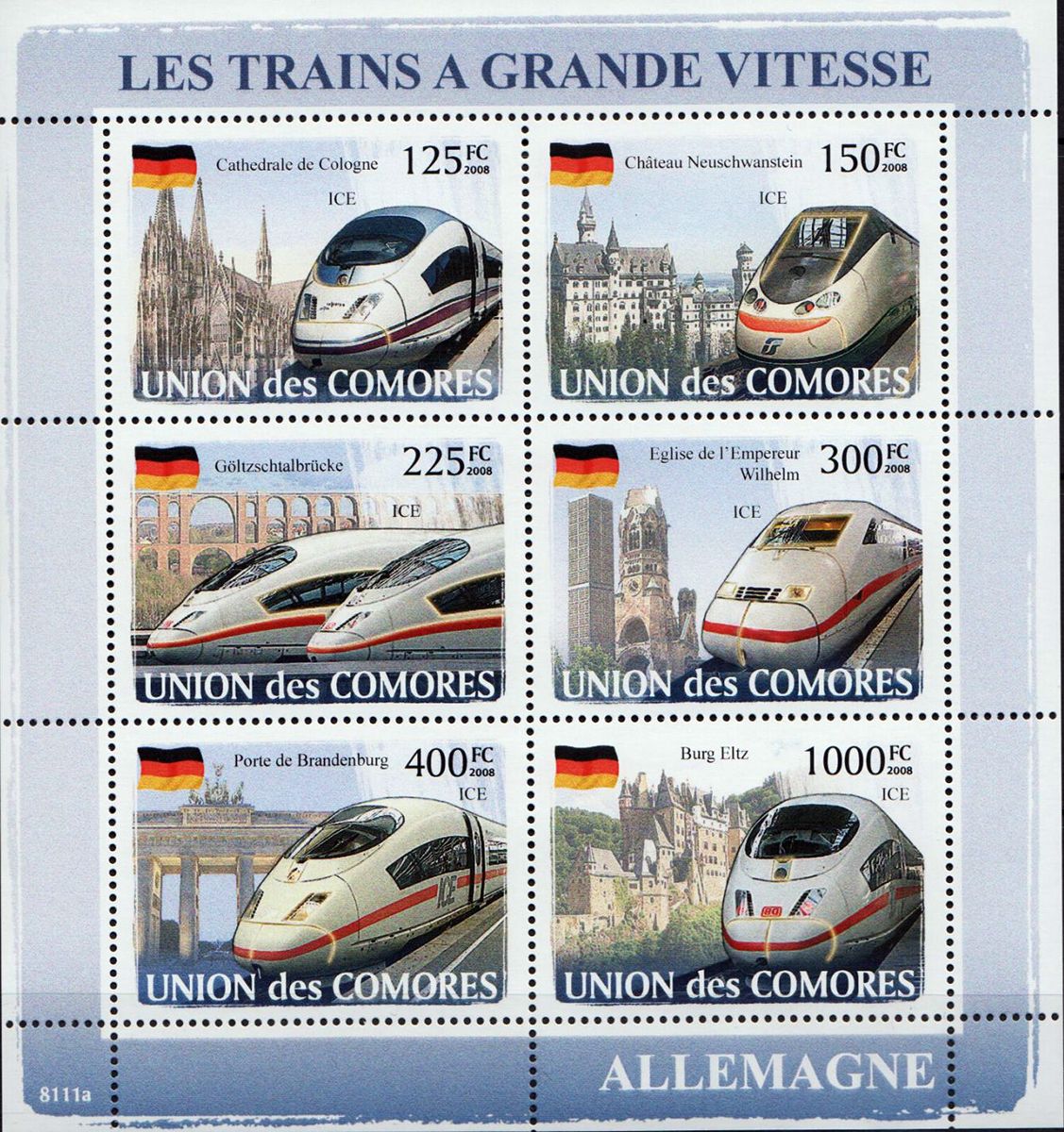 Почтовый блок марок 