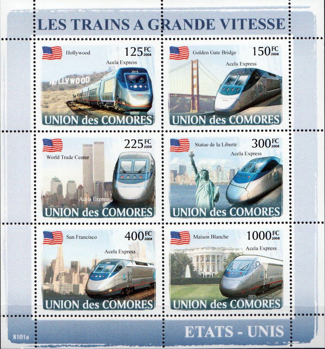 Почтовый блок марок 
