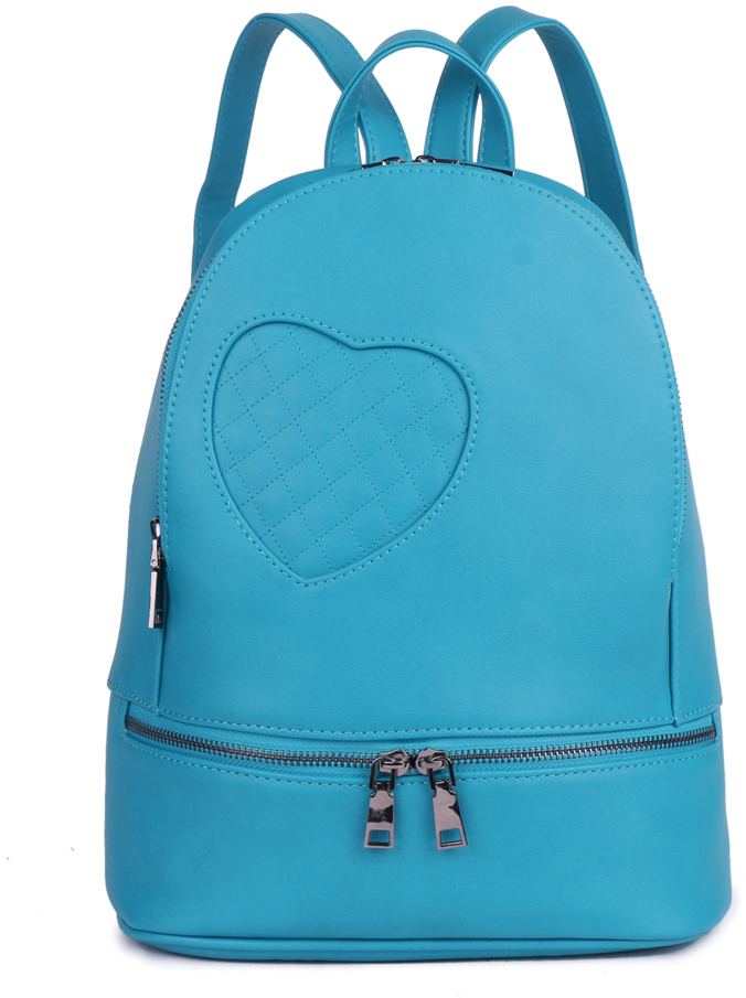 Рюкзак женский OrsOro, цвет: бирюзовый, 26 x 31 x 13 см. DS-855/3