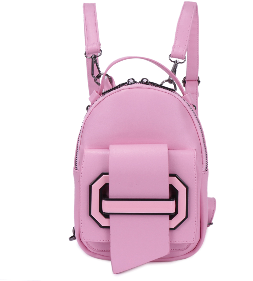 Рюкзак женский OrsOro, цвет: розовый, 16 x 22 x 7 см. DS-871/3