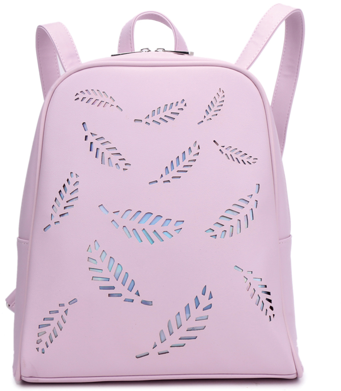 Рюкзак женский OrsOro, цвет: розовый, 32 x 28,5 x 13 см. DS-843/3