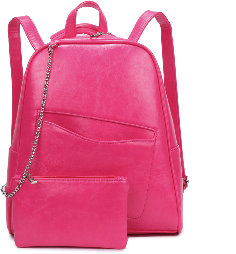 Рюкзак женский OrsOro, цвет: фуксия, 28 x 32 x 10 см. DS-845/3